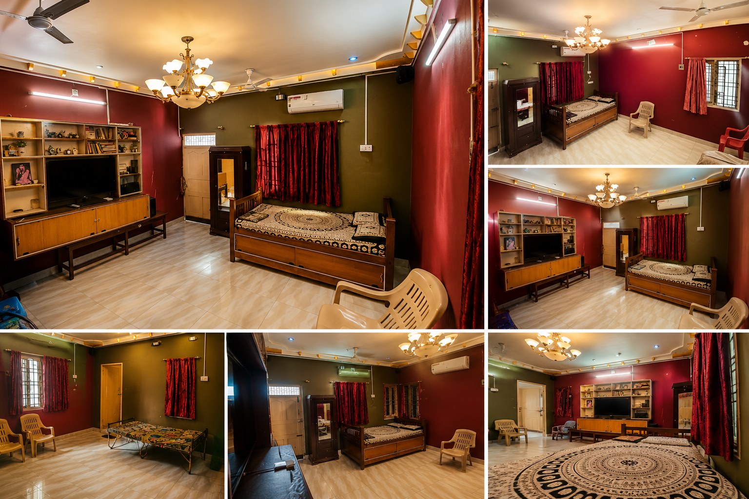 Saradha Nivas interior collage
